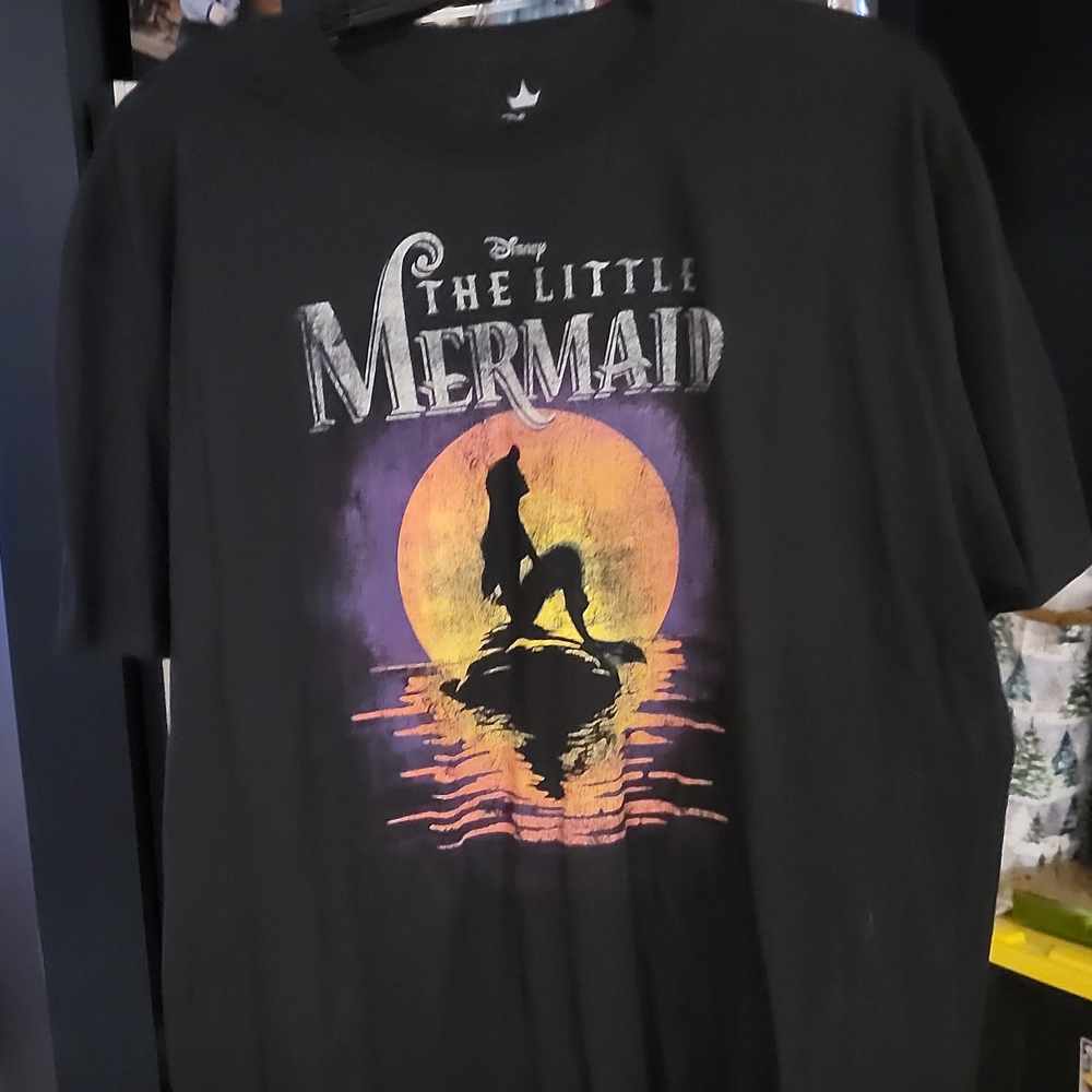 Disney Black Cotton T-Shirt